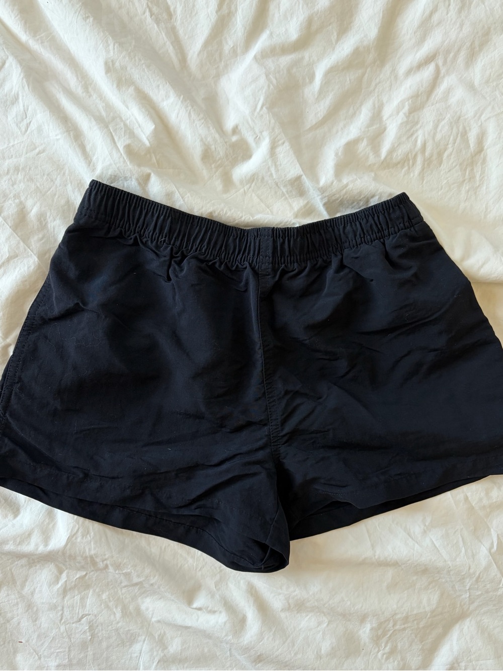 TNA Black Athletic Elastic-Waist Shorts